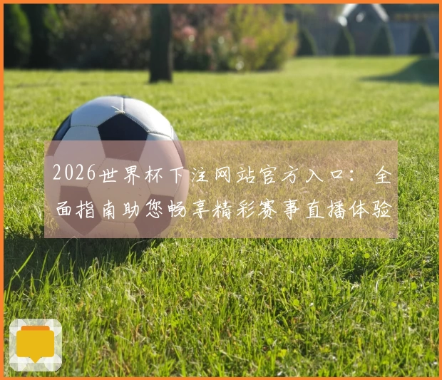 2026世界杯下注网站官方入口：全面指南助您畅享精彩赛事直播体验